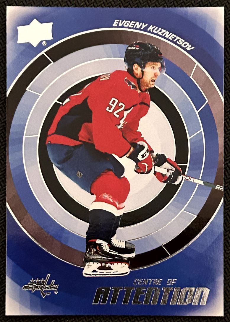 2022-23 Upper Deck Centre of Attention Evgeny Kuznetsov Capital District