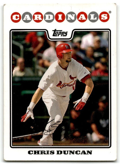 2008 Topps Chris Duncan St. Louis Cardinals #142