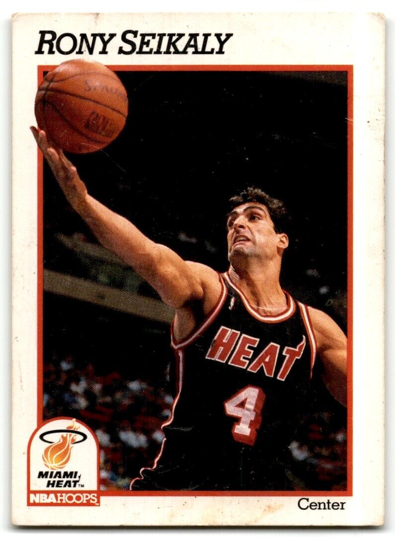 1991-92 Hoops Rony Seikaly Miami Heat #114