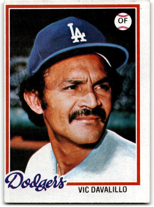 1978 Topps Vic Davalillo Los Angeles Dodgers #539