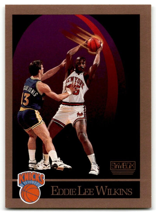 1990-91 SkyBox Eddie Lee Wilkins New York Knicks #196