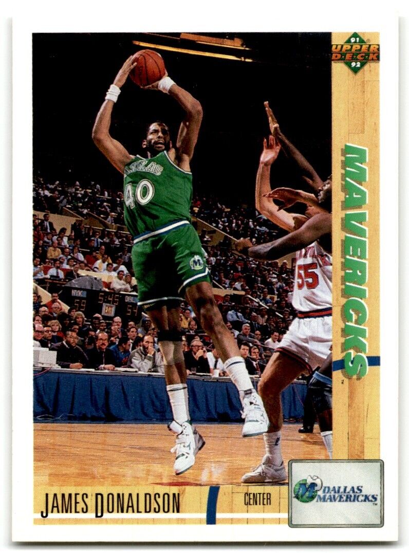 1991-92 Hoops James Donaldson Dallas Mavericks #45