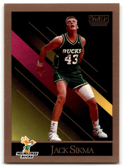 1990-91 SkyBox Jack Sikma Milwaukee Bucks #166