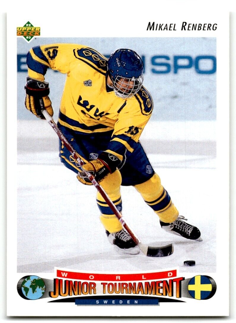 1992-93 Upper Deck Mikael Renberg Rookie Sweden #233