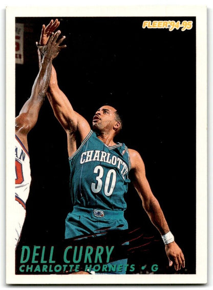 1994-95 Fleer Dell Curry Charlotte Hornets #22