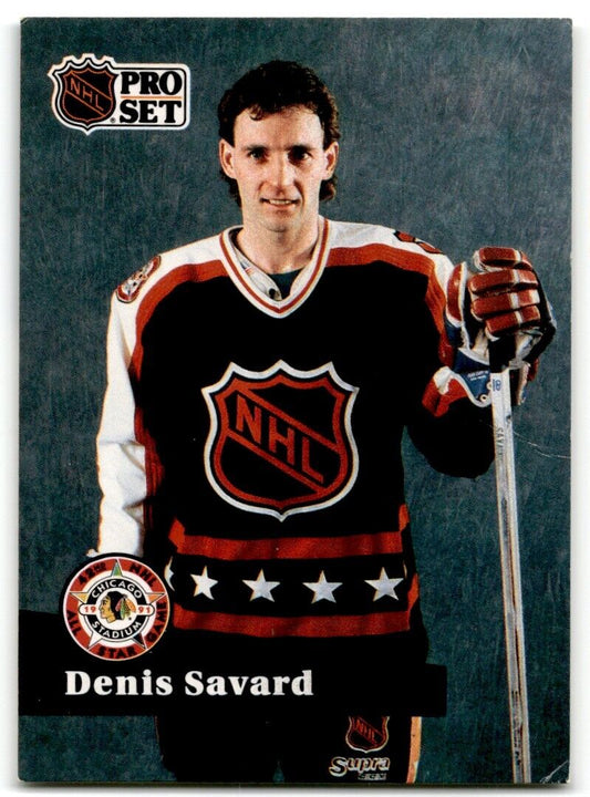 1991-92 Pro Set French Denis Savard Montreal Canadiens #305