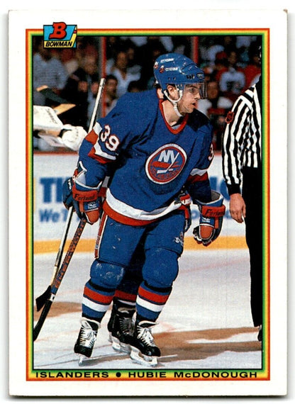 1990-91 Bowman Hubie McDonough Rookie New York Islanders #120