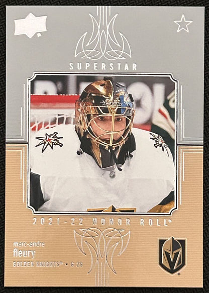 2021-22 Upper Deck Honor Roll Marc-Andre Fleury Vegas Golden Knights #HR-8