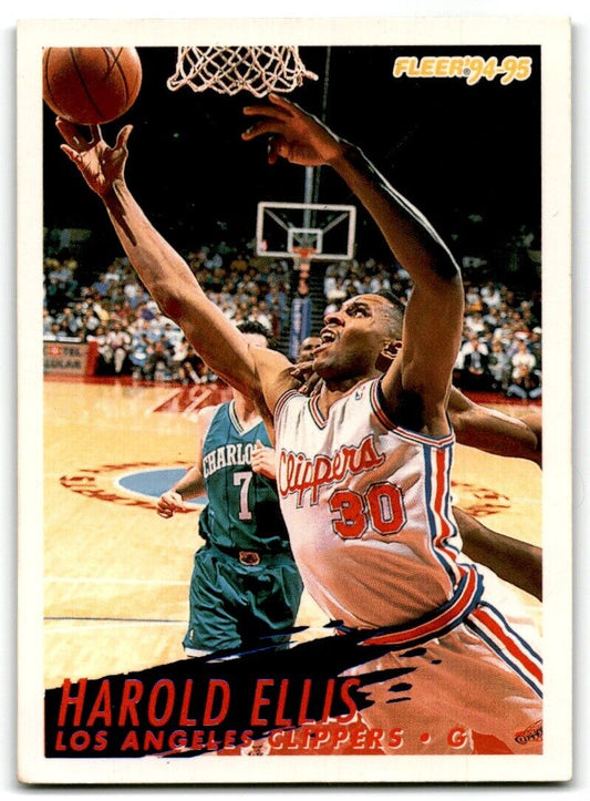 1994-95 Fleer Harold Ellis Los Angeles Clippers #98