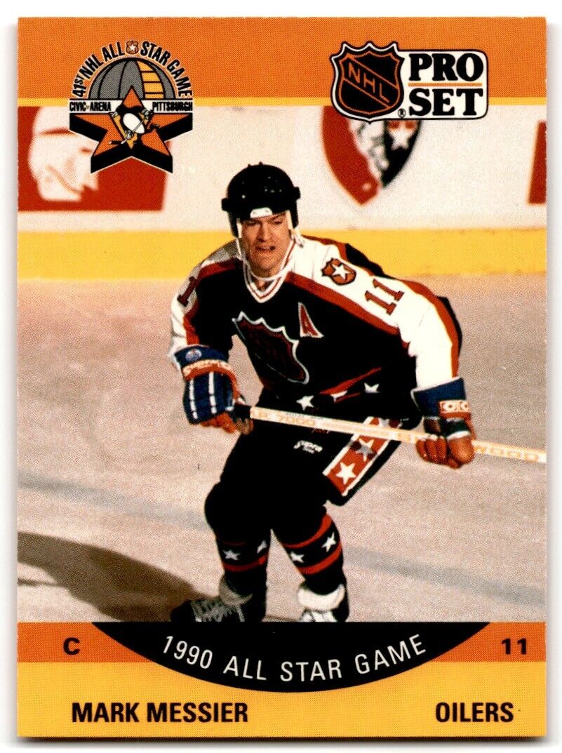 1990-91 Pro Set Mark Messier Edmonton Oilers #349