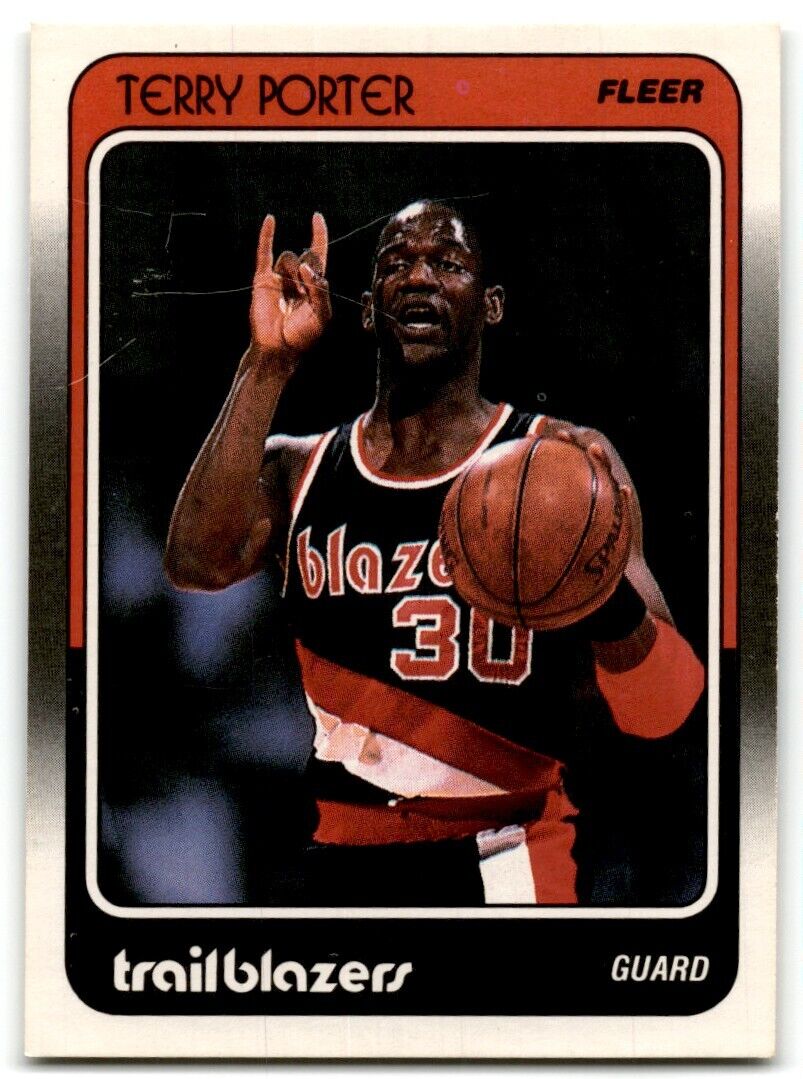 1988-89 Fleer Terry Porter Portland Trail Blazers #96