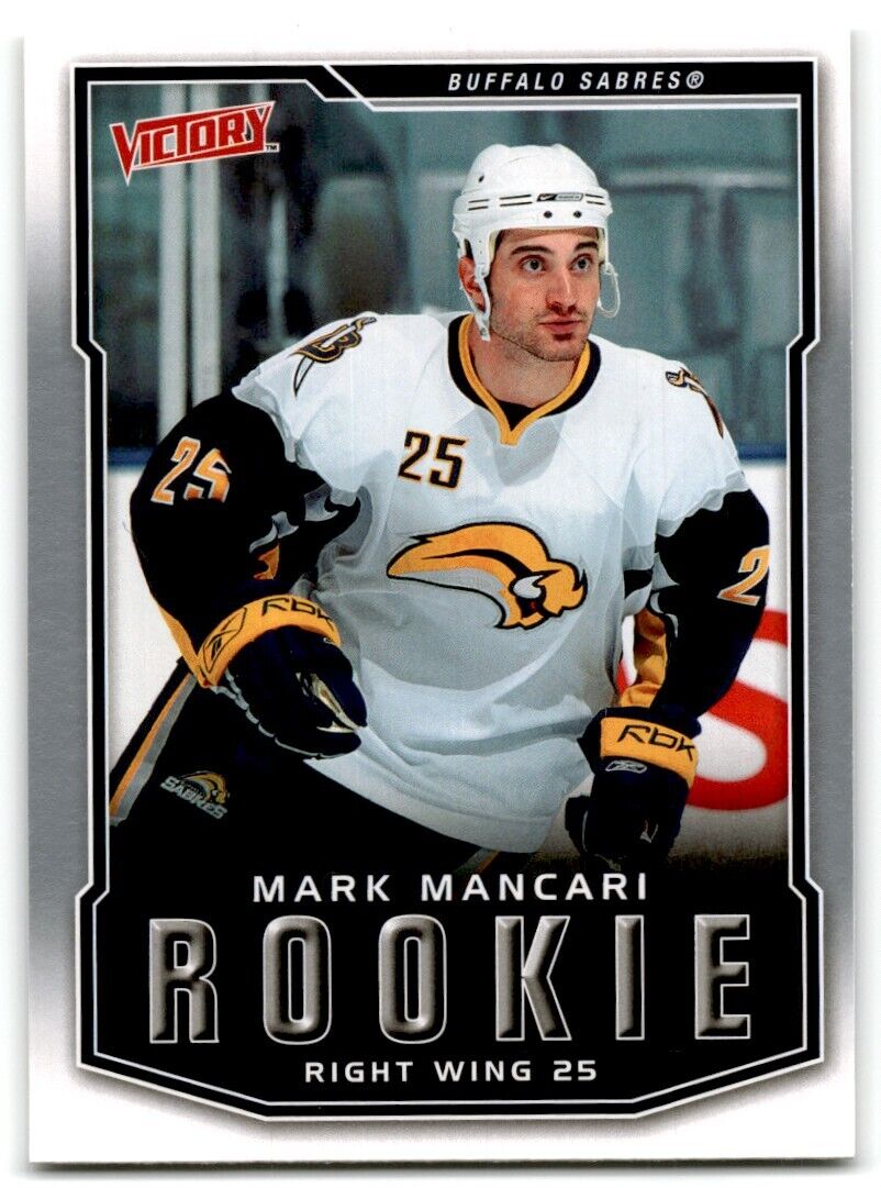 2007-08 Upper Deck Victory Mark Mancari Rookie Buffalo Sabres #202