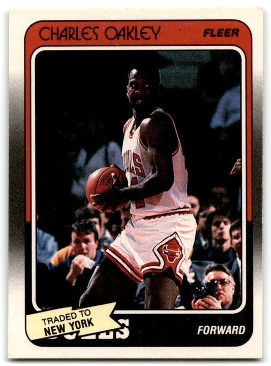 1988-89 Fleer Charles Oakley New York Knicks #18