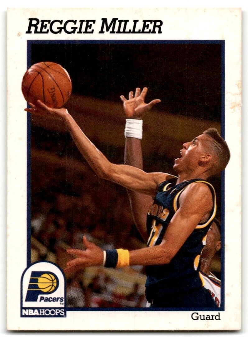 1991-92 Hoops Reggie Miller Indiana Pacers #84