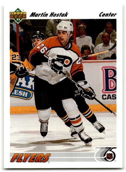 1991-92 Upper Deck Martin Hostak Philadelphia Flyers #473