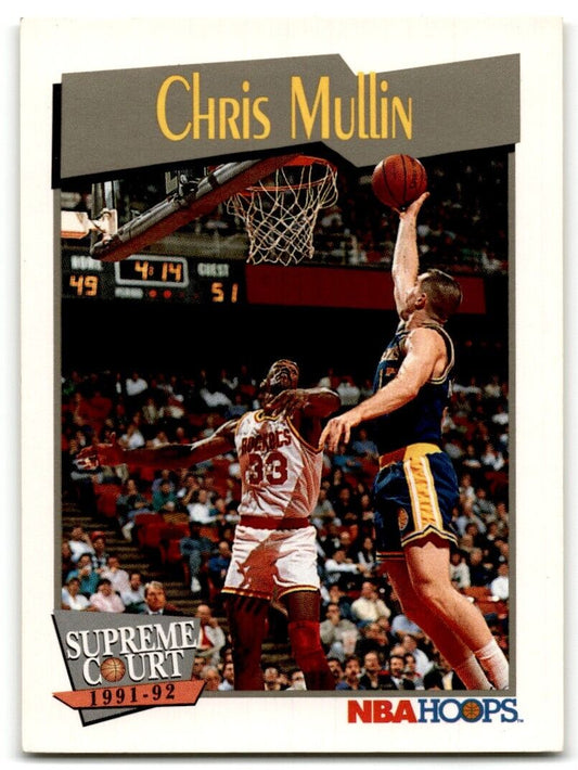 1991-92 Hoops Chris Mullin Golden State Warriors #466