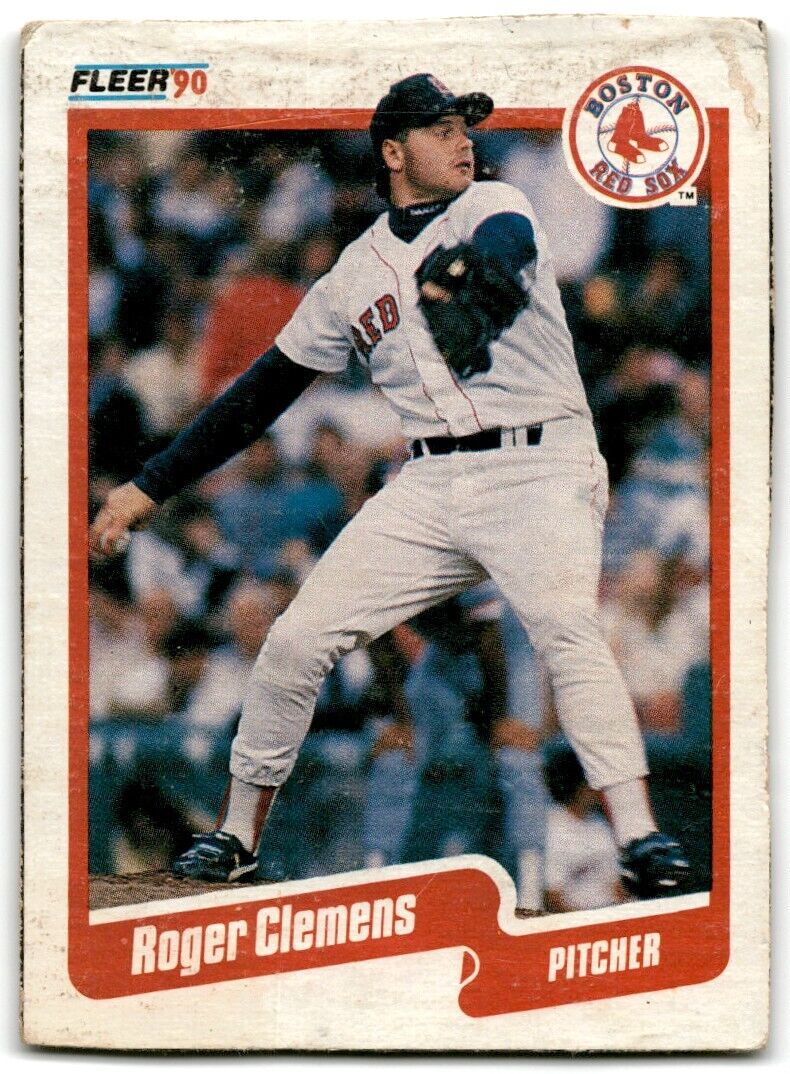 1990 Fleer Roger Clemens Boston Red Sox #C-3