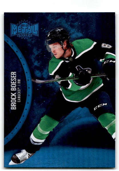 2021-22 Skybox Metal Universe Brock Boeser Vancouver Canucks #126