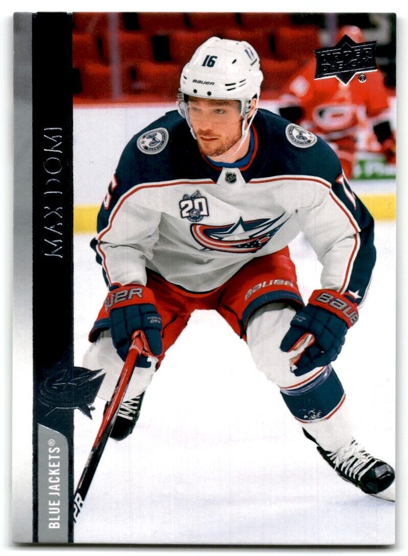 2020-21 Upper Deck Max Domi Columbus Blue Jackets #536