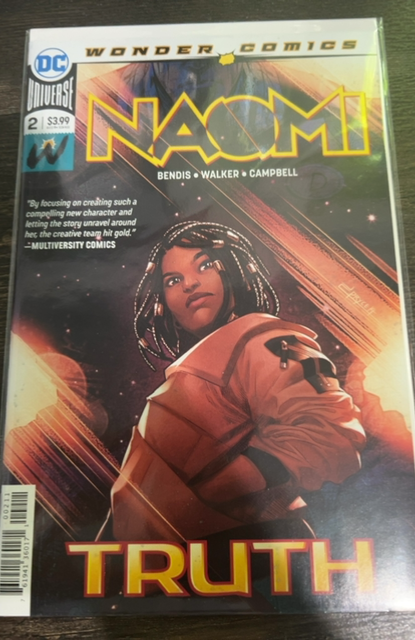 NAOMI #2 (2019) 1st Print Bendis Walker Campbell Wonder Comics NM