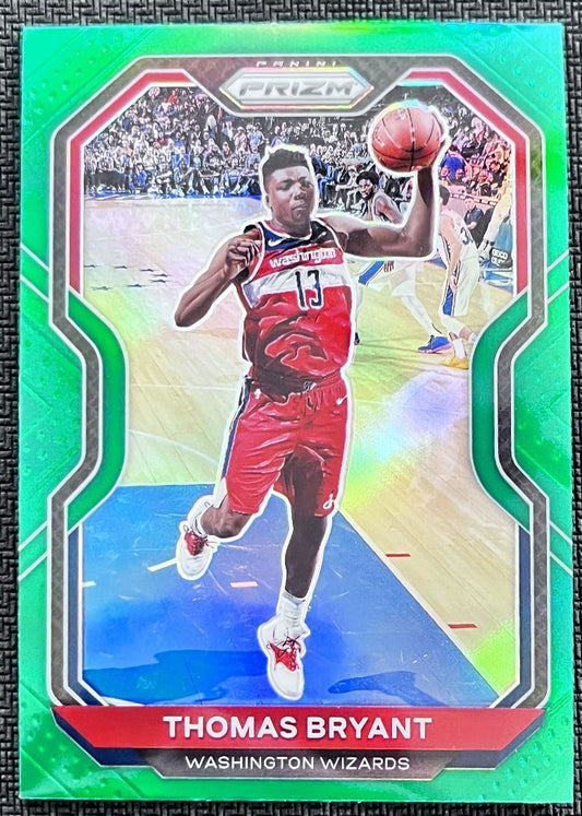 2020-21 Panini Prizm Green Thomas Bryant Washington Wizards #76