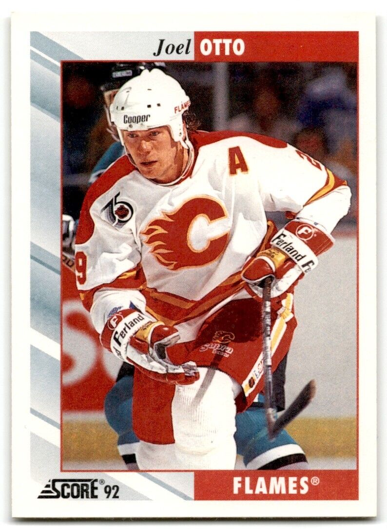 1992-93 Score Joel Otto Calgary Flames #332