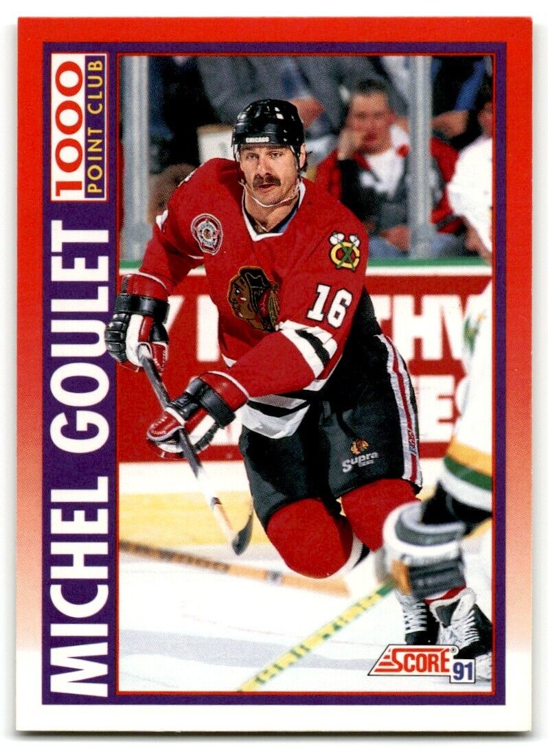 1991-92 Score Canadian Michel Goulet Chicago Blackhawks #265