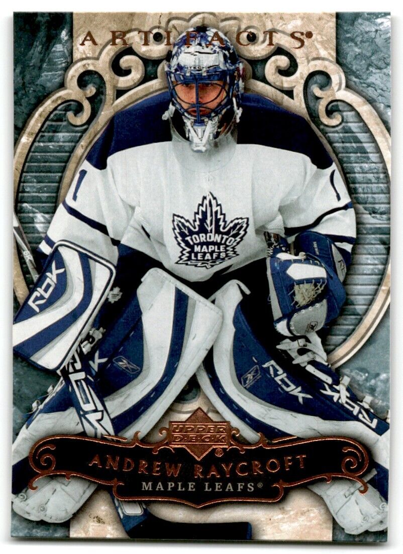 2007-08 Upper Deck Artifacts Andrew Raycroft Toronto Maple Leafs #29