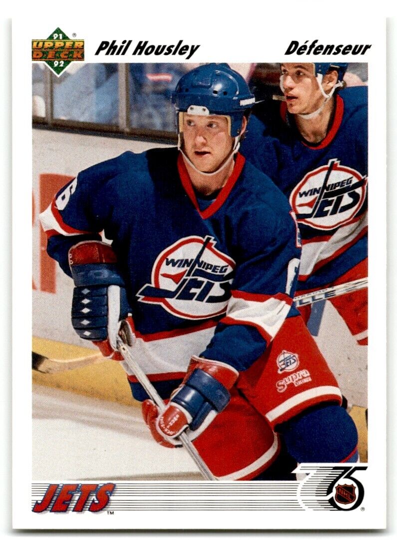 1991-92 Upper Deck French Phil Housley Winnipeg Jets #106