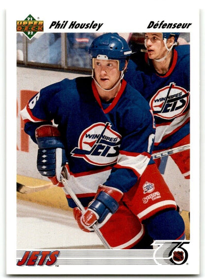 1991-92 Upper Deck French Phil Housley Winnipeg Jets #106