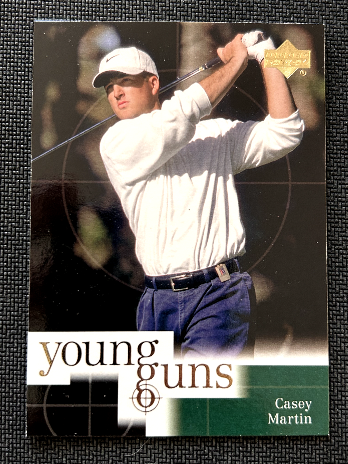 Casey Martin 2001 Upper Deck Young Guns golf rookie card #81