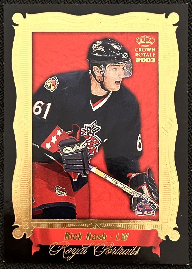 2002-03 Pacific Crown Royale Portrait Rick Nash Columbus Blue Jackets #5