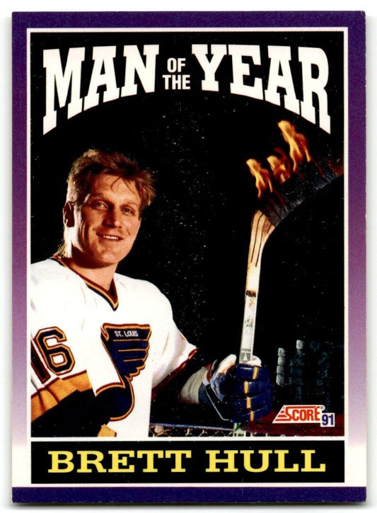 1991-92 Score American Brett Hull St. Louis Blues #371