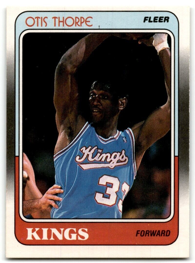 1988-89 Fleer Otis Thorpe Sacramento Kings #99