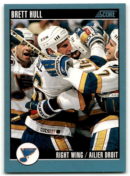 1992-93 Score Brett Hull St. Louis Blues #350