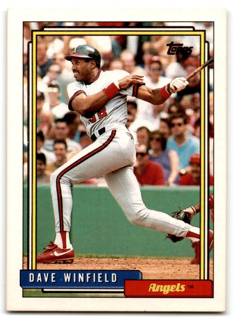 1992 Topps Dave Winfield California Angels #792