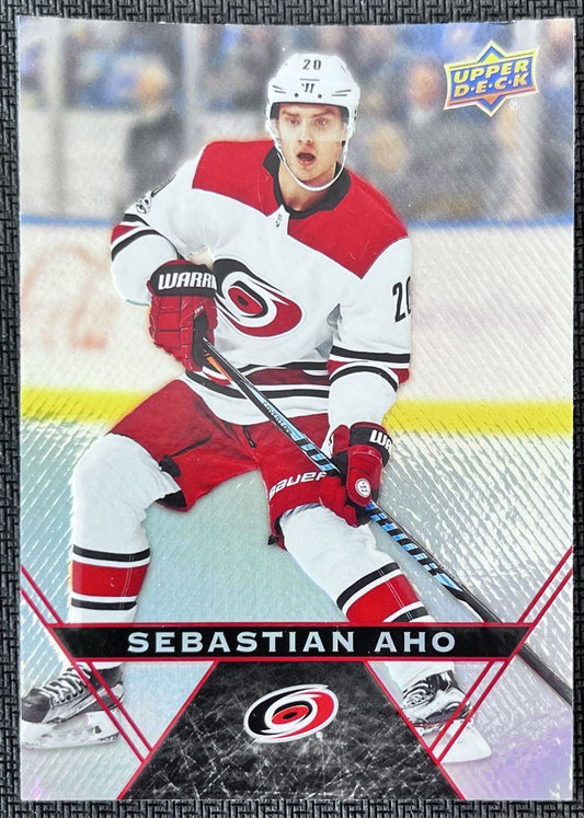 2018-19 Upper Deck Tim Hortons Sebastian Aho Carolina Hurricanes #49