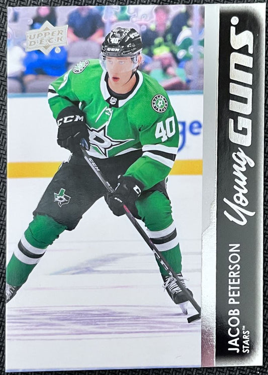 2021-22 Upper Deck Jacob Peterson Rookie Dallas Stars #492