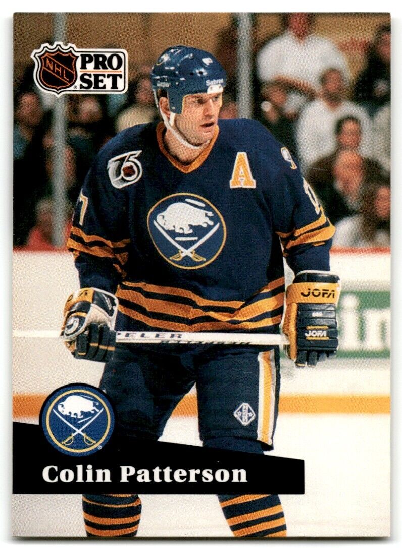 1991-92 Pro Set Colin Patterson Buffalo Sabres #356