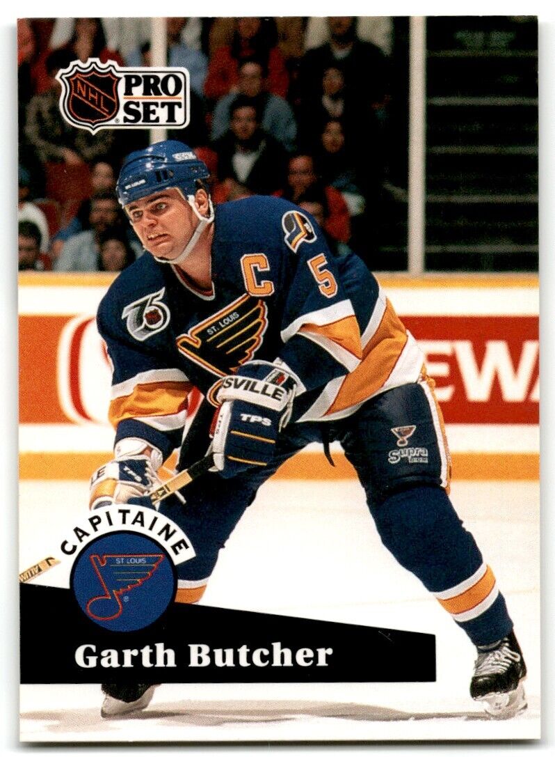 1991-92 Pro Set Garth Butcher St. Louis Blues #583