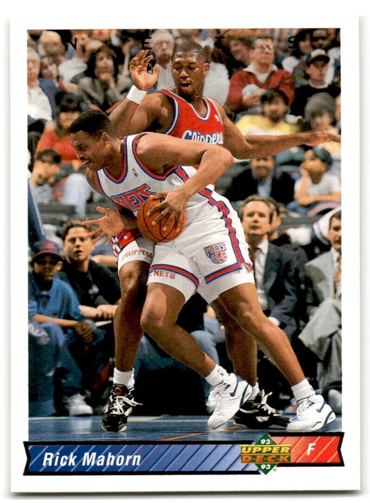 1992-93 Upper Deck Rick Mahorn New Jersey Nets #316