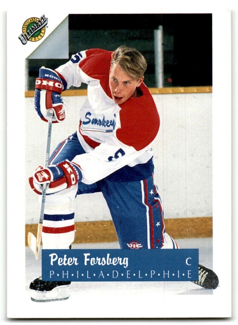 1991-92 Ultimate Draft French Peter Forsberg Philadelphia Flyers #5