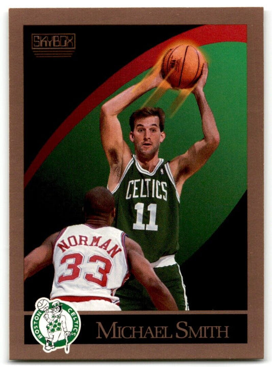 1990-91 SkyBox Michael Smith Rookie Boston Celtics #24