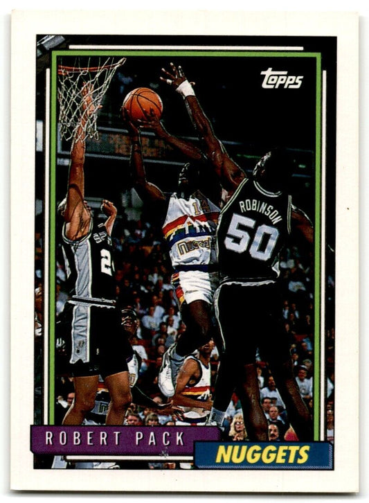 1992-93 Topps Robert Pack Denver Nuggets #366