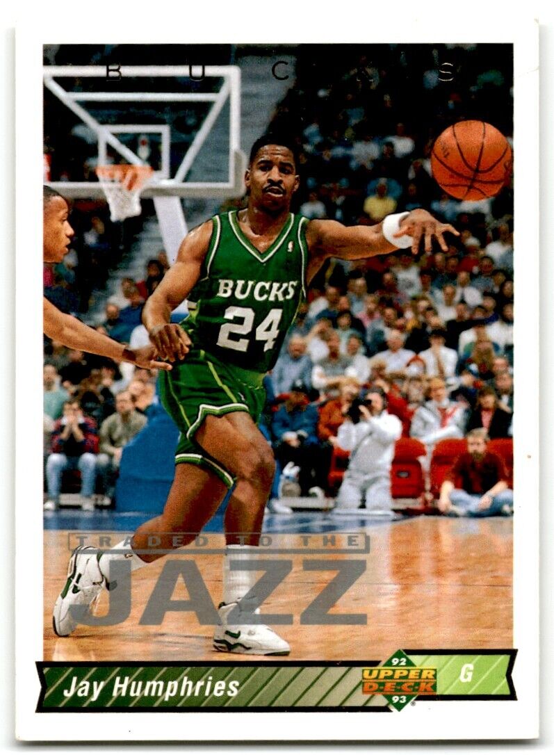 1992-93 Upper Deck Jay Humphries Milwaukee Bucks #81