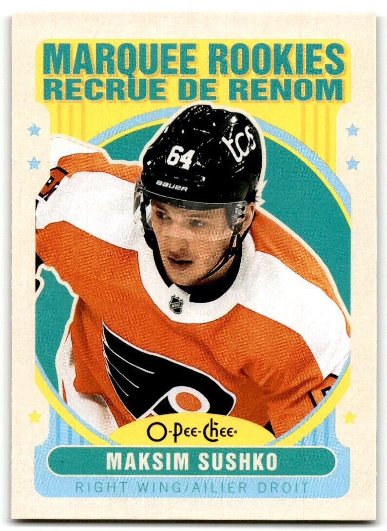 2021-22 O-Pee-Chee Markee Rookies Retro Maksim Sushko Rookie Philadelphia Flyers