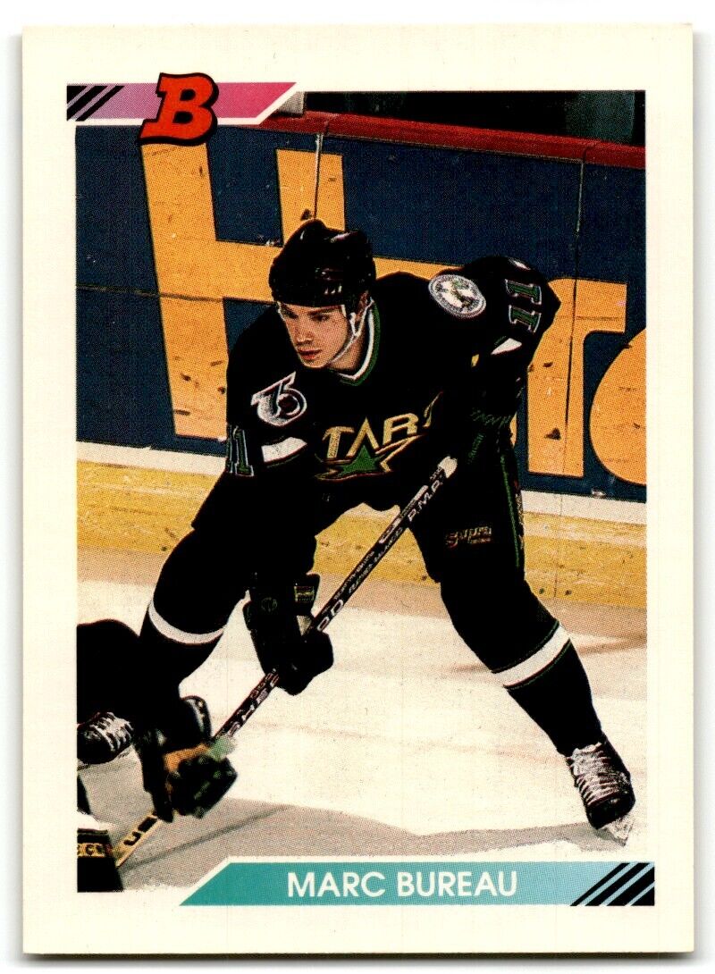 1992-93 Bowman Marc Bureau Minnesota North Stars #382