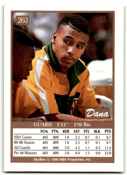 1990-91 SkyBox Dana Barros Rookie Seattle SuperSonics #263