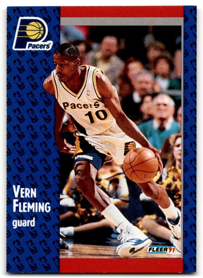 1991-92 Fleer Vern Fleming Indiana Pacers #81