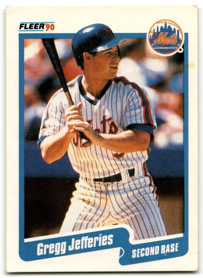 1990 Fleer Gregg Jefferies New York Mets #207